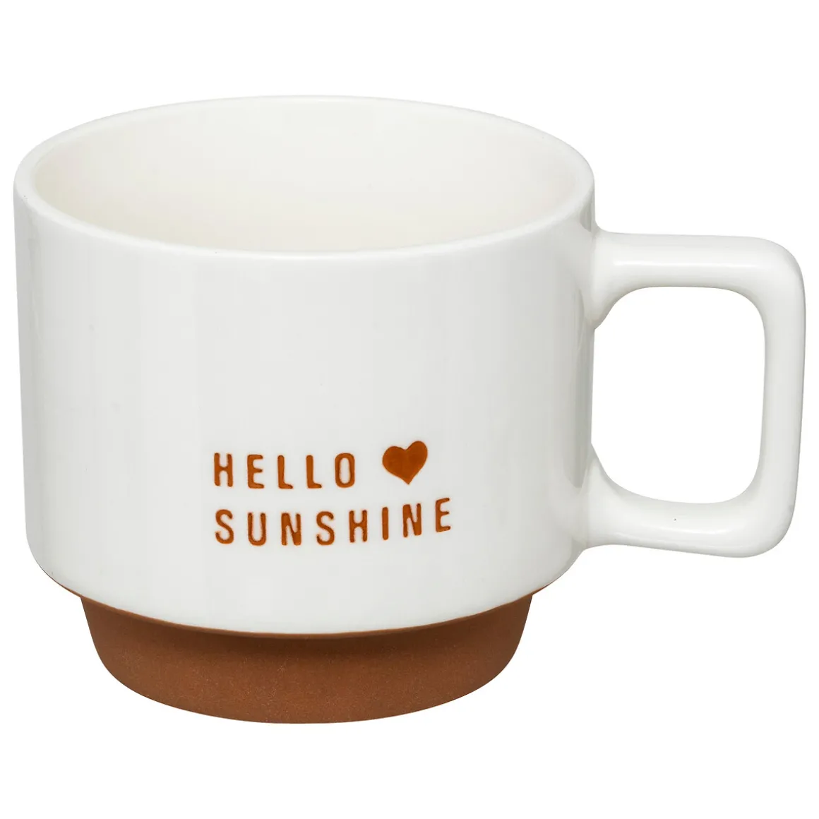 Rack 4 mugs "Hello"