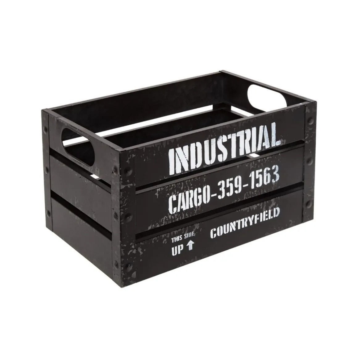 Set de 3 cagettes "Indus" métal