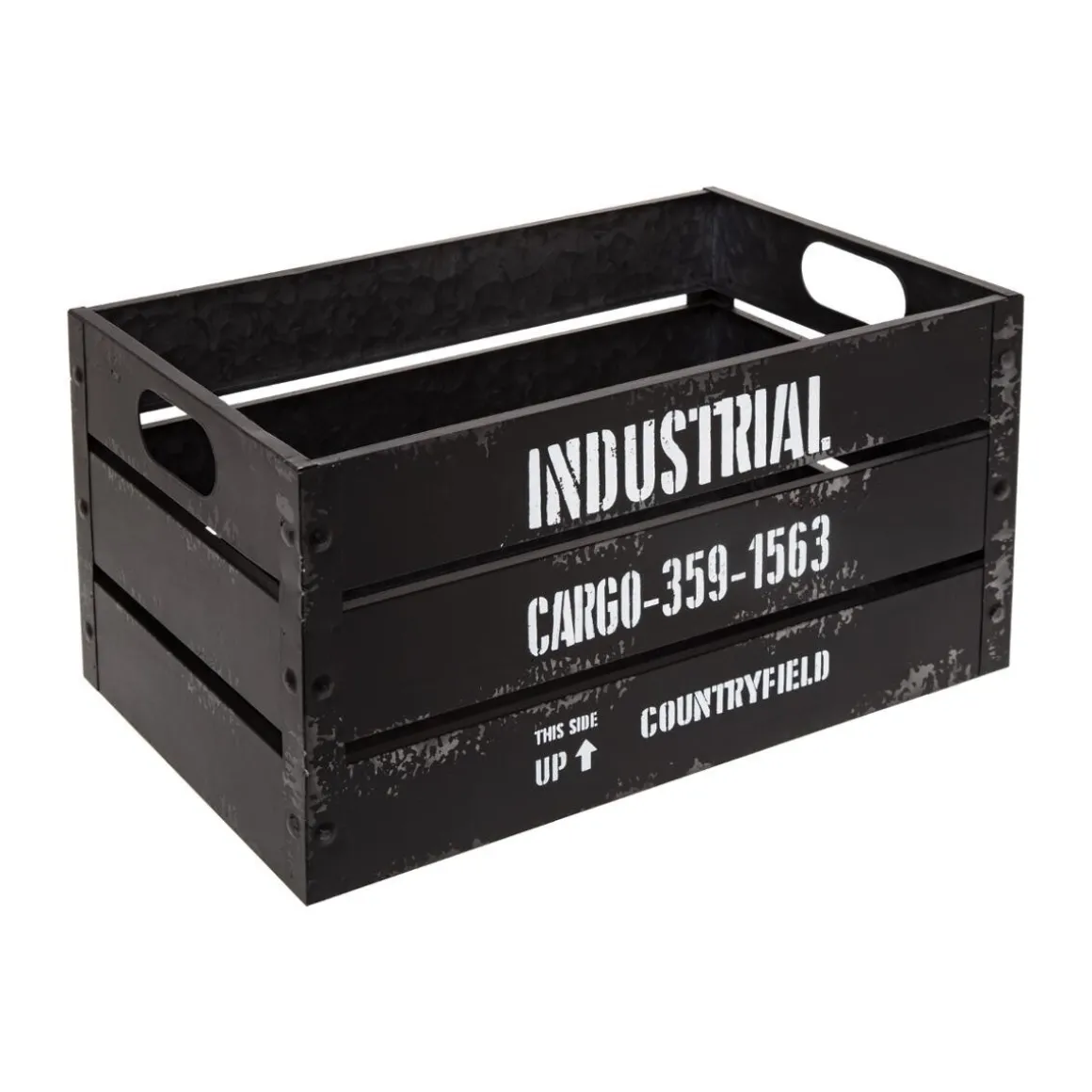 Set de 3 cagettes "Indus" métal