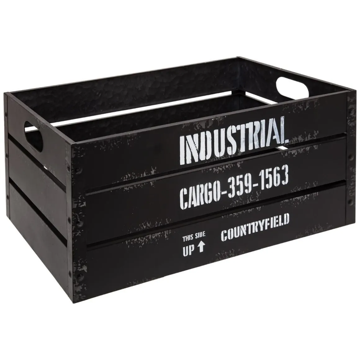 Set de 3 cagettes "Indus" métal