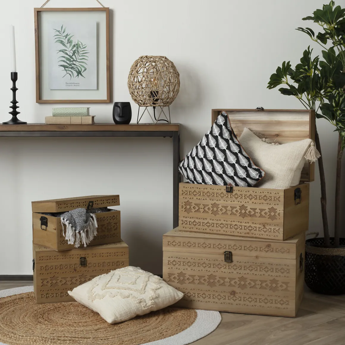 Set de 4 malles "Hacienda"