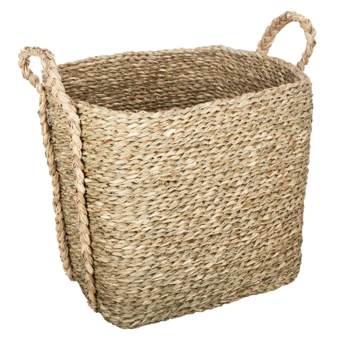 Set de 3 paniers à anses rectangulaires