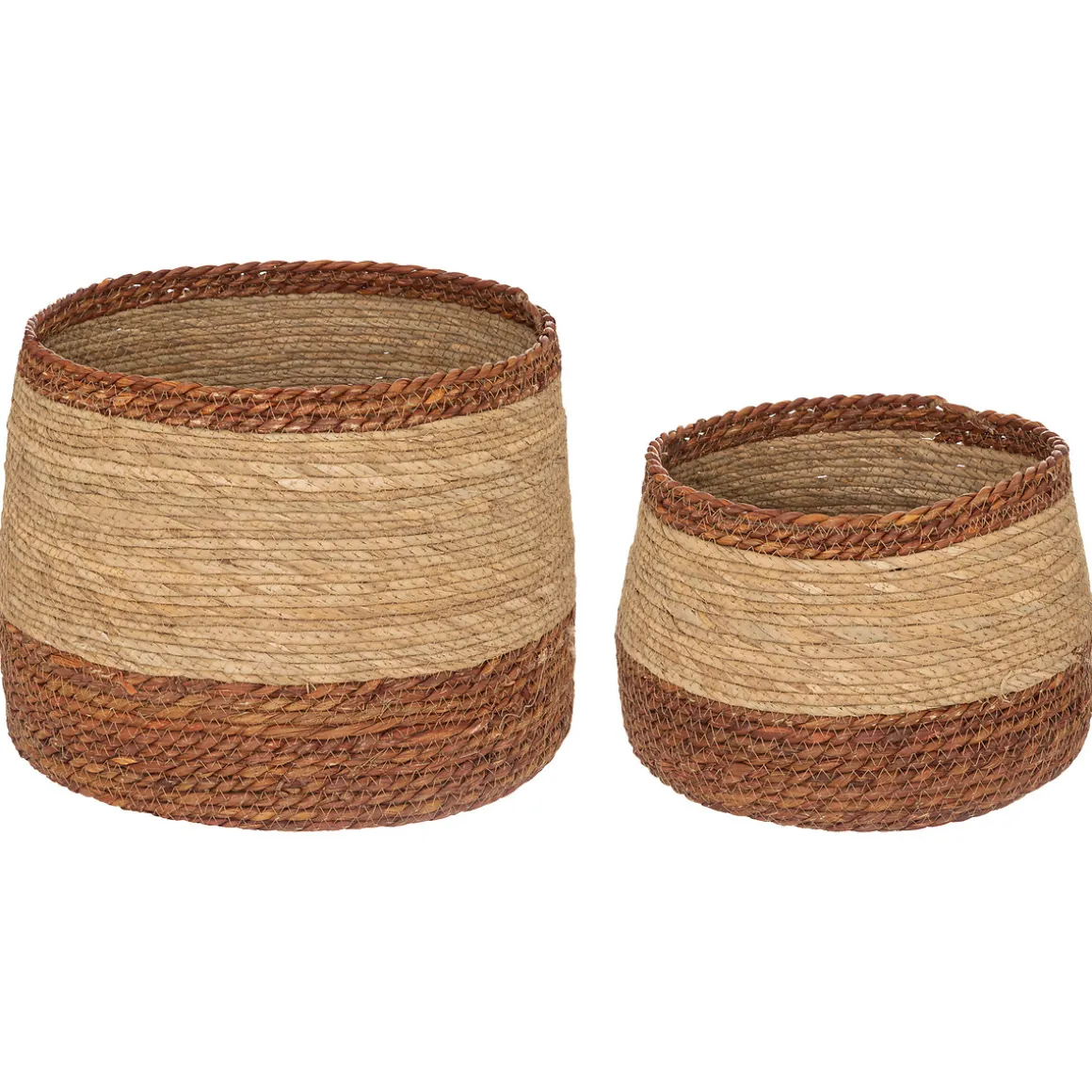 Set de 2 paniers ronds "Lena"