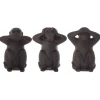 Set de 3 statuettes "Singes sagesse"
