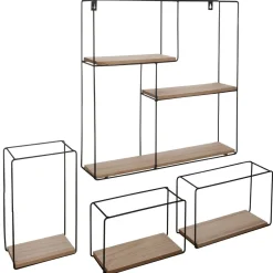 Set de 4 étagères murales "Ally"