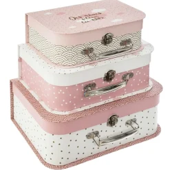 Set de 3 valisettes "Douceur"