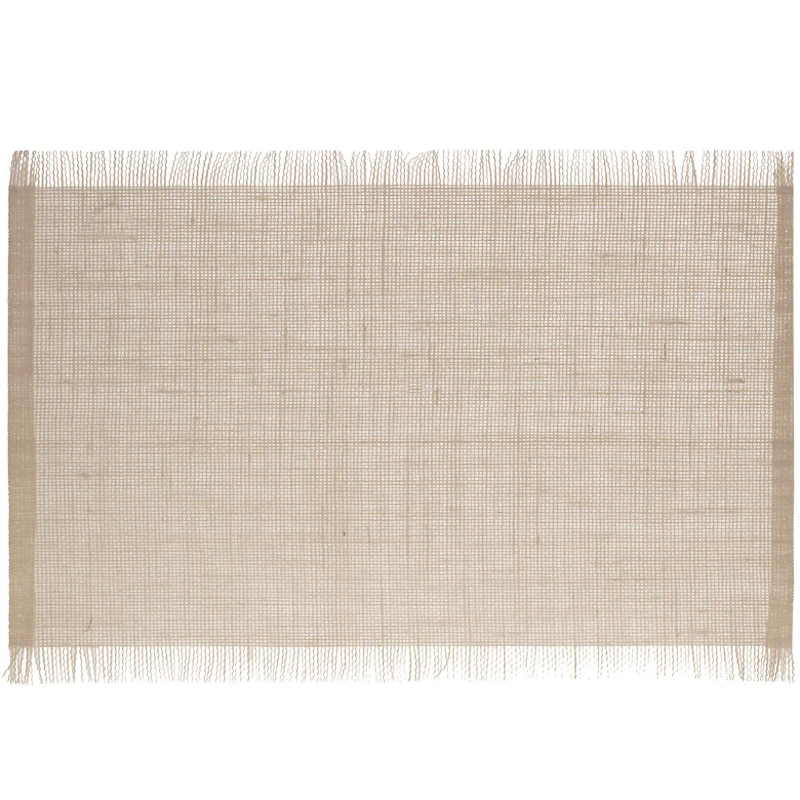 Set de table à franges, jute