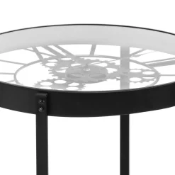 Table d'appoint horloge