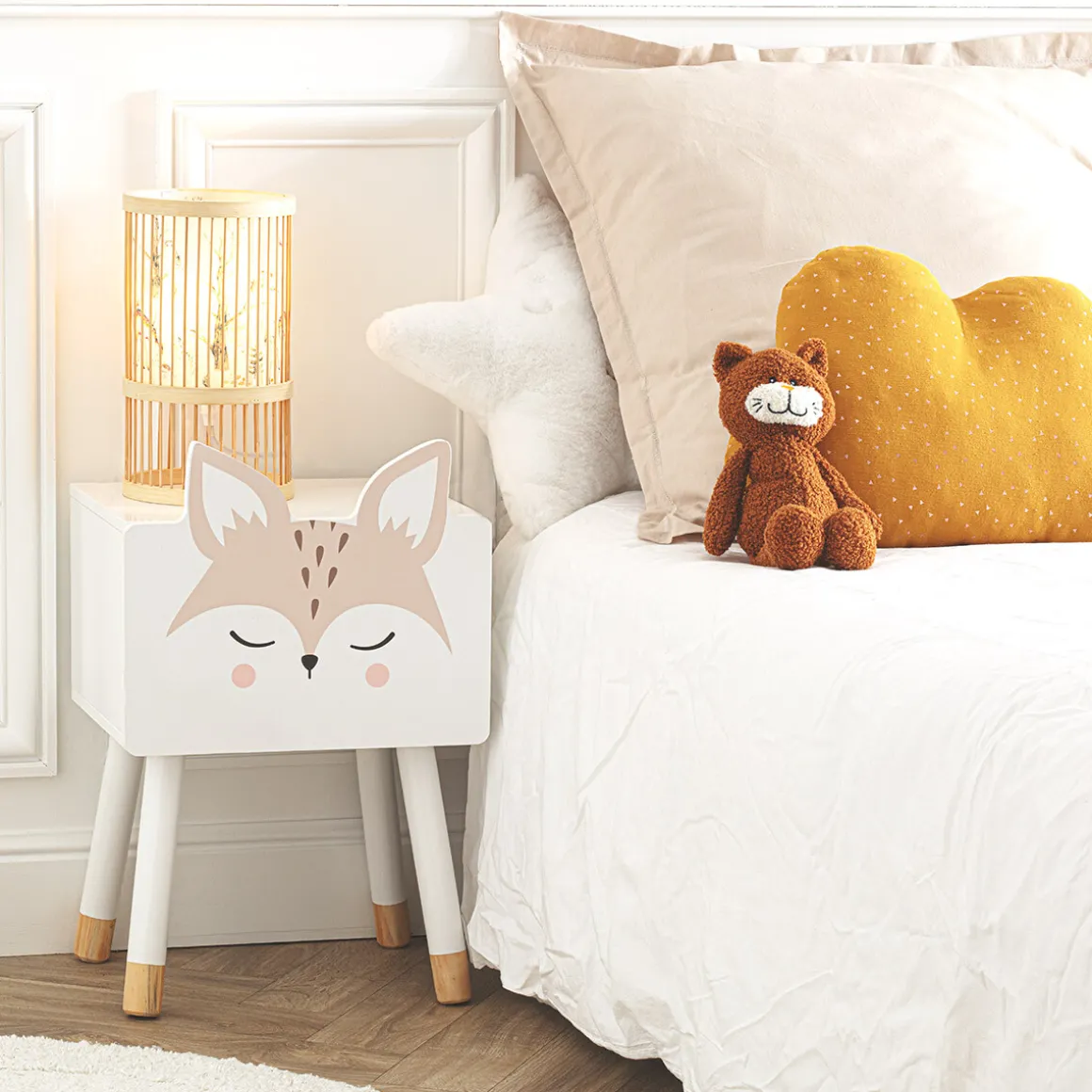 Table de chevet enfant "Renard"