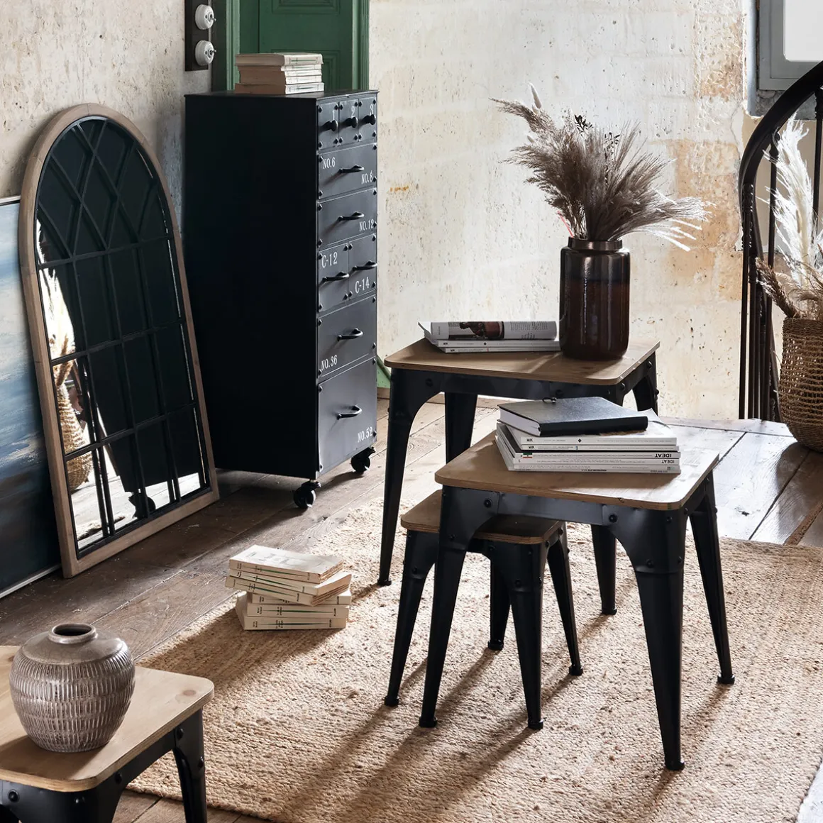 Tables gigognes "Cierna"