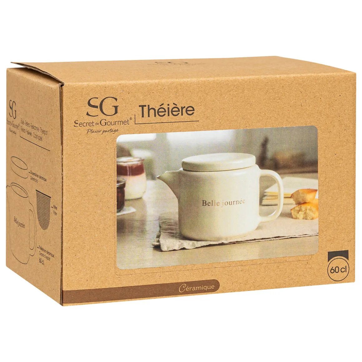 Théière "Bonne journée"